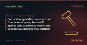 Mehboob Shah v. State of Madhya Pradesh: Supreme Court Upholds Drug Conviction but Cuts Sentence, Clarifying Search Rights and Sample Rules Under the NDPS Act